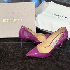 Jimmy choo purple pumps